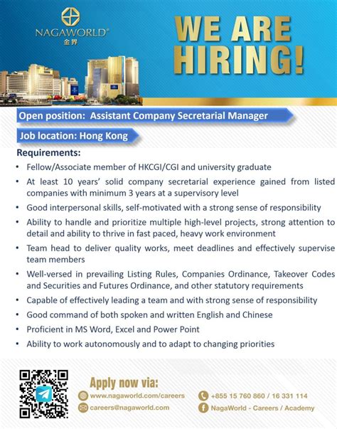nagaworld careers|NagaWorld: Jobs .